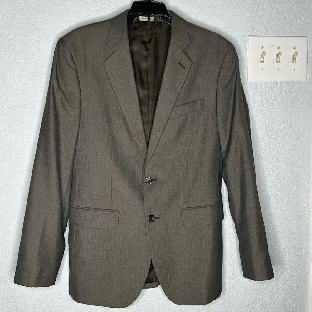 Banana Republic for Macy’s Classic Fit Men’s Gray Blazer Sz 38S Padded Shouldes